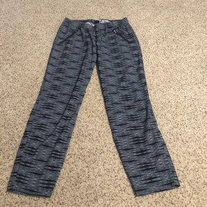 Athleta Black/White Flare Pants